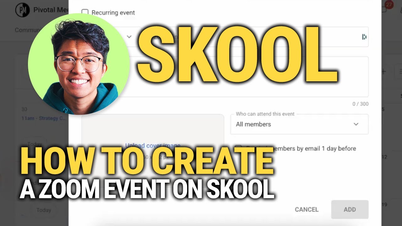 How To Create A Zoom Event On Skool: QUICK Guide!