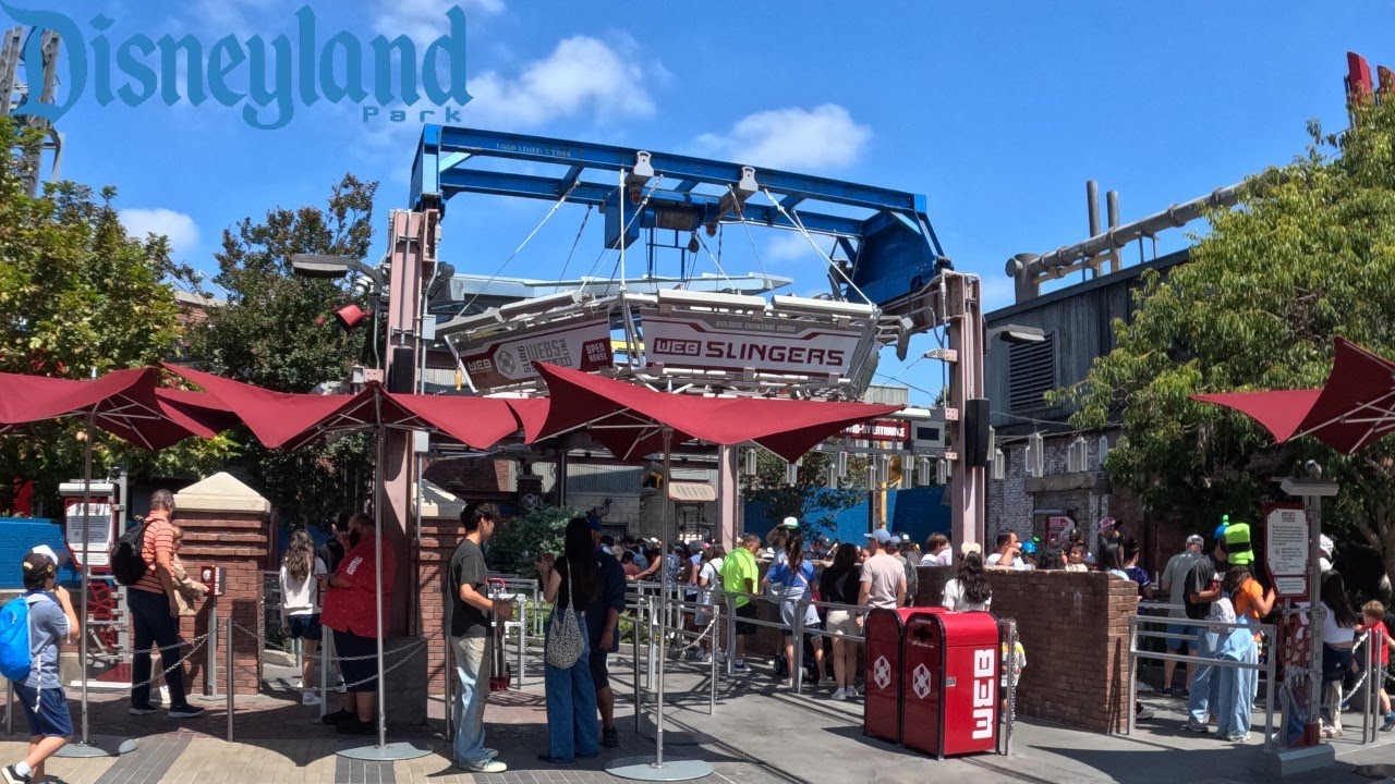 Spider-Man WEB Slingers Onride POV | Avengers Campus – Disney California Adventure