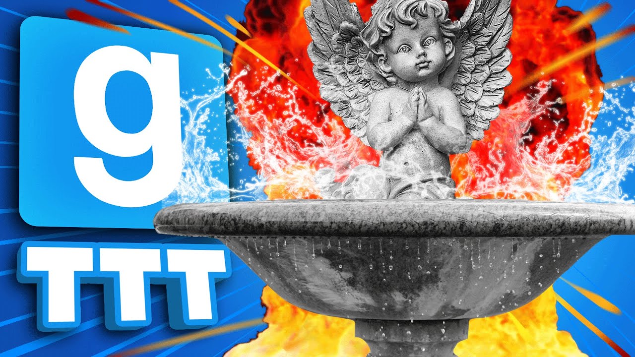 GIGANTIC EXPLODING FOUNTAIN | Gmod TTT