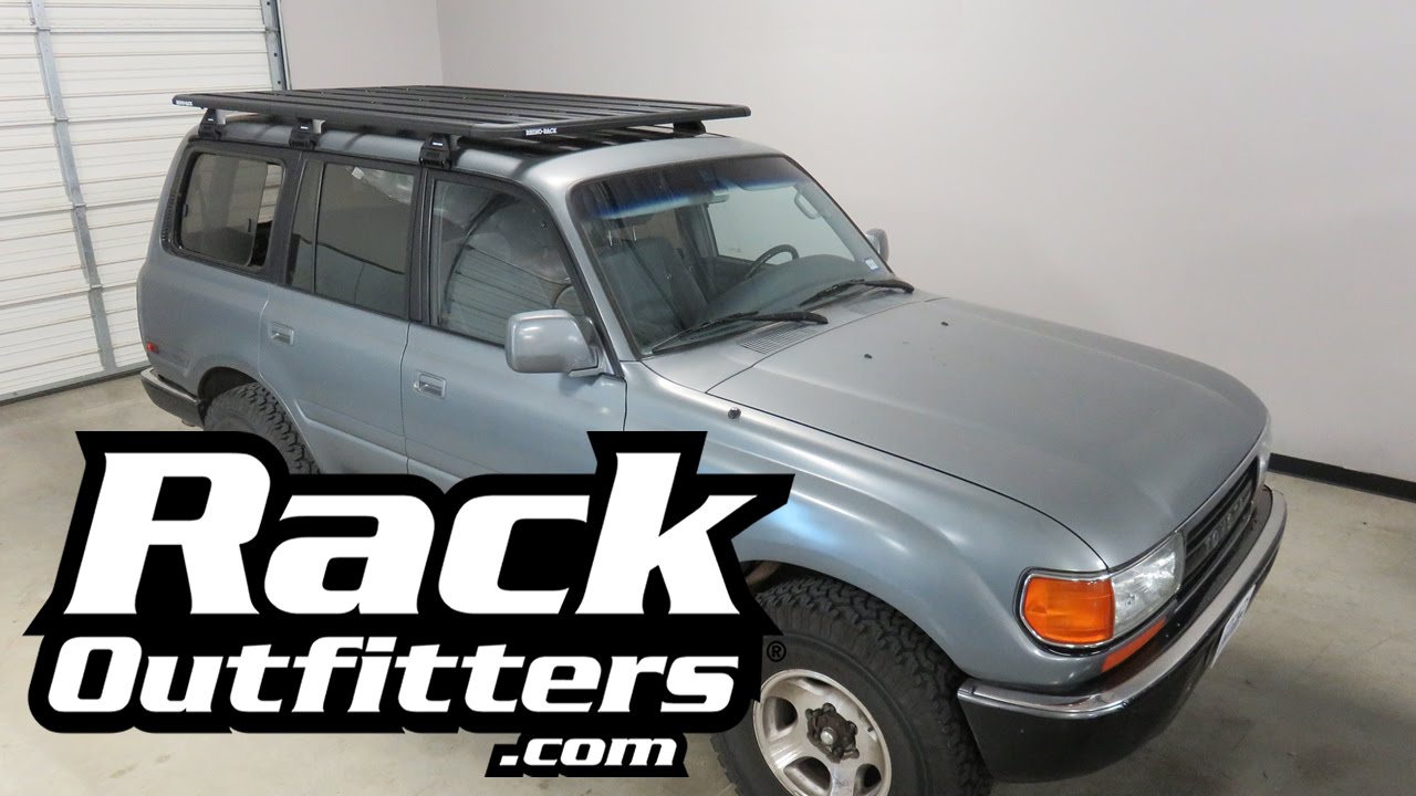 Toyota Land Cruiser with Rhino Rack RL Pioneer Platform Tray Roof Rack Cargo System