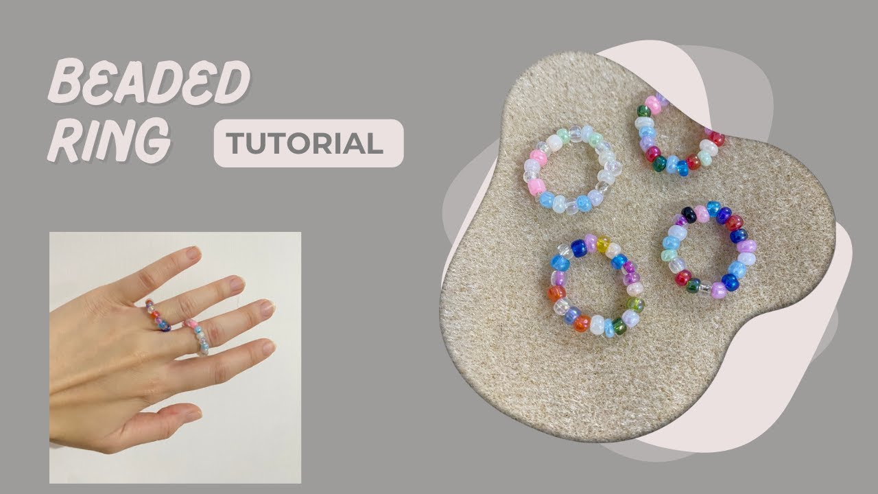 DIY - BEADED RING TUTORIAL