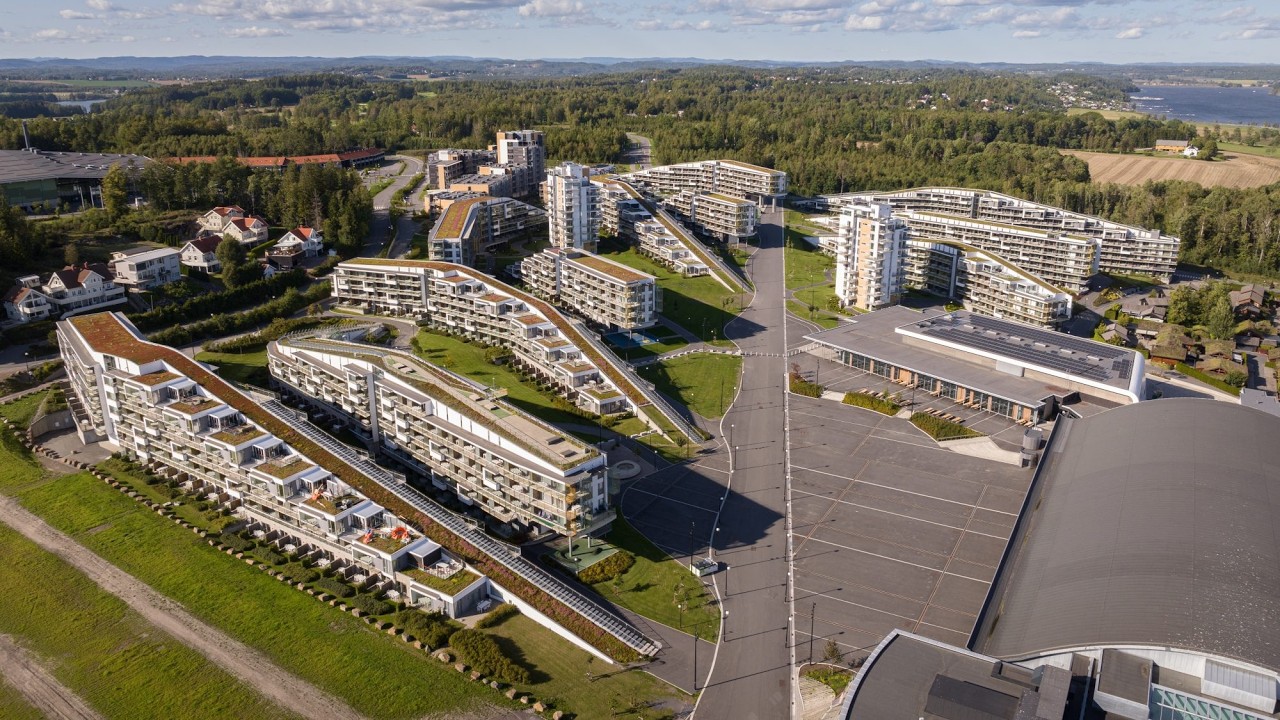 Oslofjord Convention Center | 57,000 m² of Glass Systems & 100+ Bioclimatic Pergolas