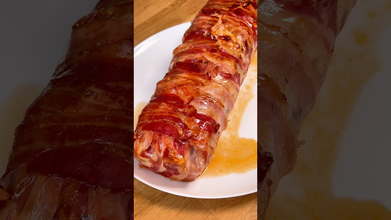 Ruladă de pui cu bacon și cartofi | Rețetă simplă și rapidǎ la cuptor  