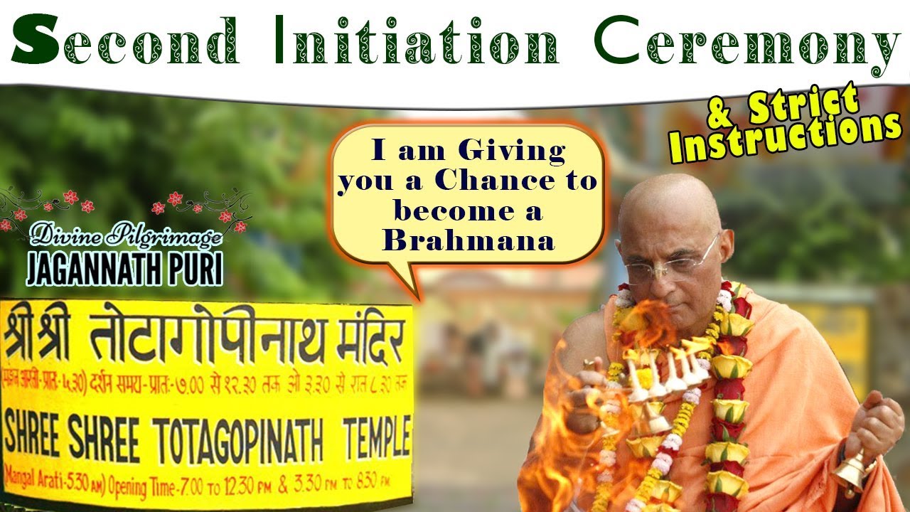 Second Initiation Ceremony-Divine Pilgrimage 2018 | 14-12-2018 | Tota Gopinath Temple Puri