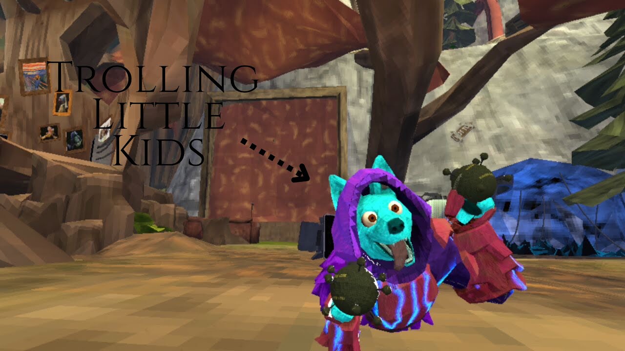 Trolling little kids! (Animal company vr)