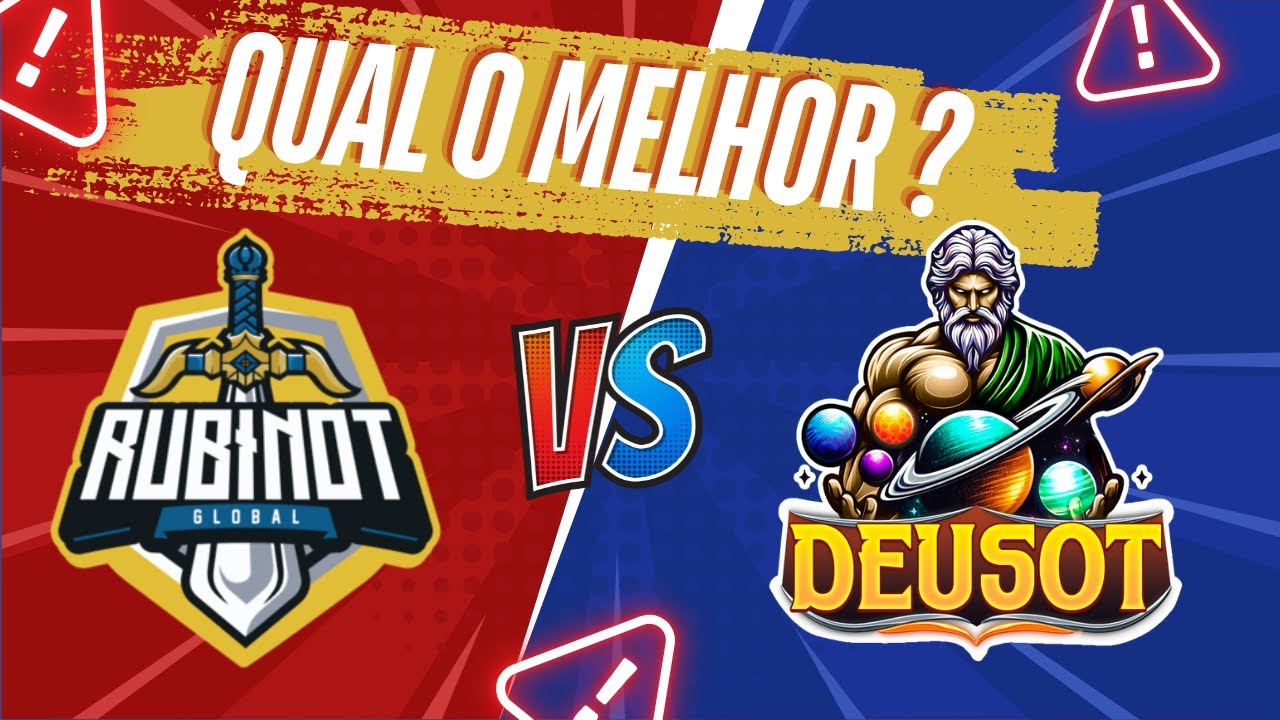 RubinOT vs DeusOT: Qual o Melhor OTServer para Jogar em 2025? Comparativo Completo!