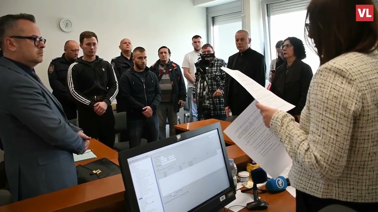Trenutak izricanja presude biv&scaron;em vojniku koji je premlatio mladića odjevenog u Djeda Mraza
