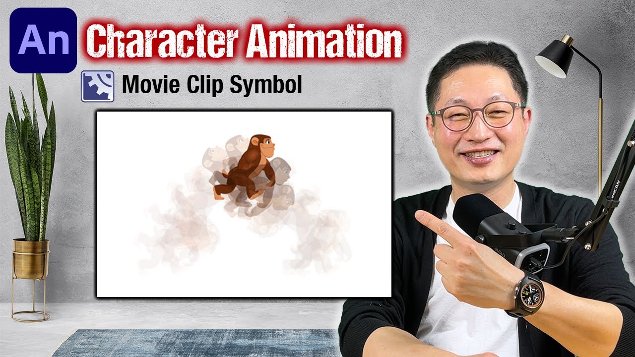 Character Animation with Adobe Animate - Movie Clip Symbol