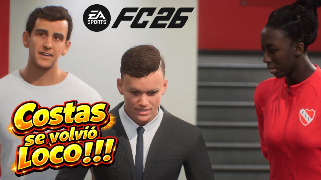 👉 ¡INSÓLITO! Costas agarra Independiente y pierde la cabeza 😱 | FIFA 26 Modo Carrera