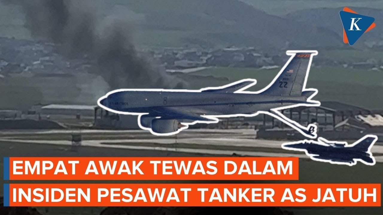 Empat Awak Tewas Usai Pesawat Tanker Militer AS Jatuh di Irak