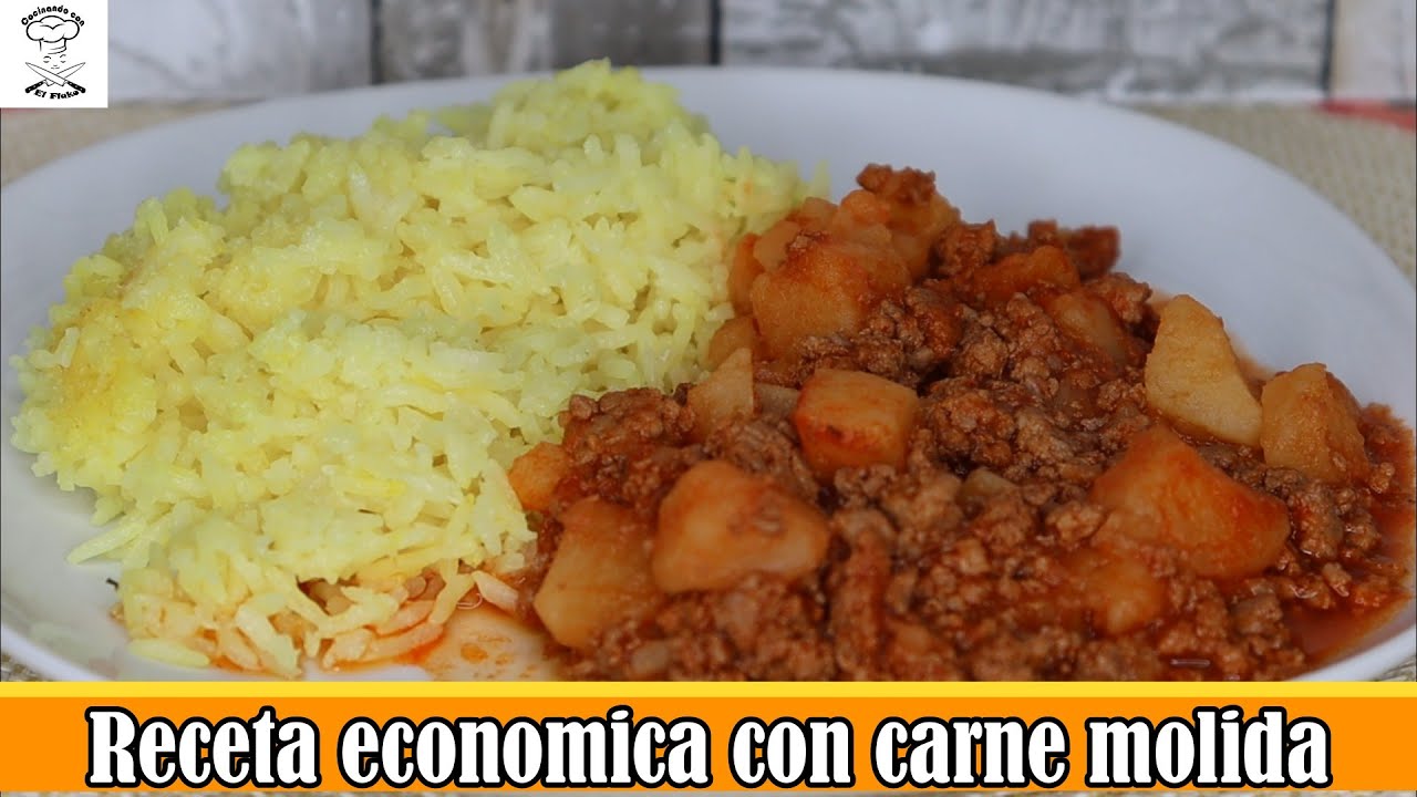 Comida Económica con carne molida