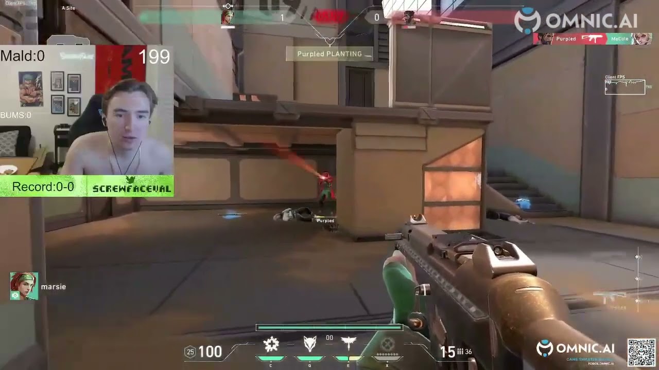 ScrewFaceVAL's Ludicrous Valorant Highlight on Fracture from 22-01-2024 03:12:42