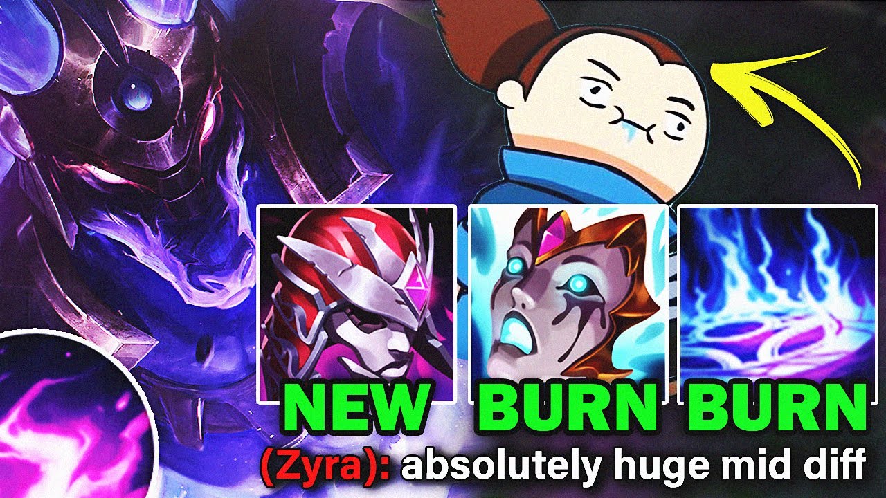 I embarrass Yasuo mid with my AP Nasus and his Zyra starts raging in all chat