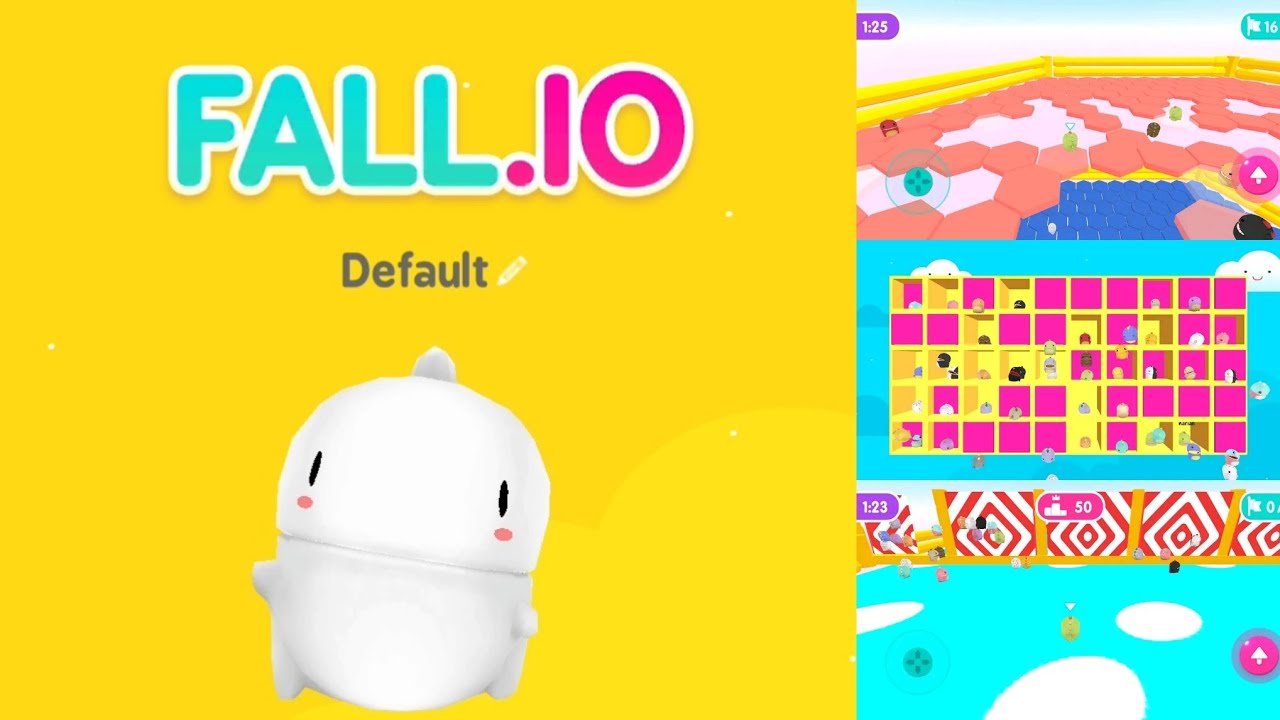Fall.io - Race of Dino [ Android ] Gameplay Walkthrough and showing some of the game's features