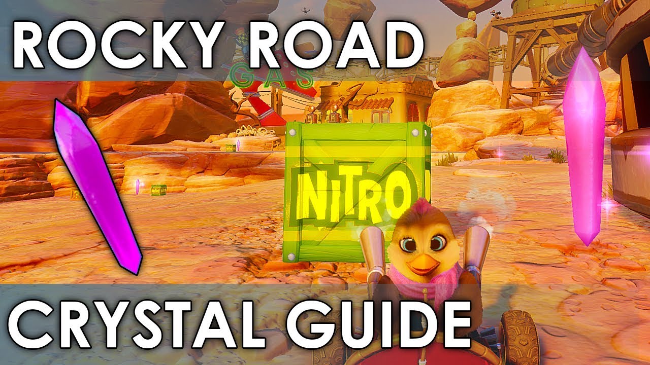 Crash Team Racing Nitro-Fueled &mdash; Crystal Challenge &mdash; Rocky Road (Руководство)