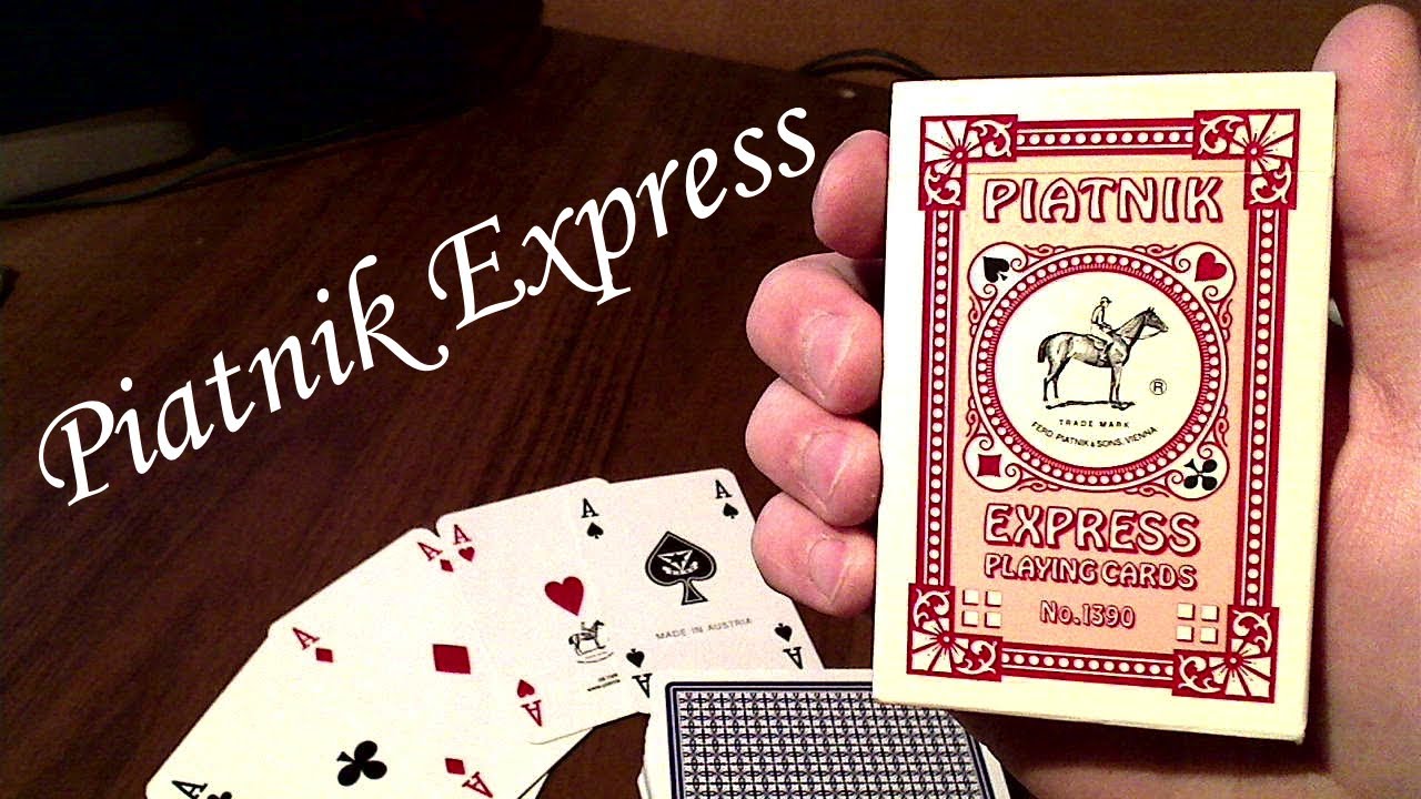 Обзор игральных карт Piatnik Express