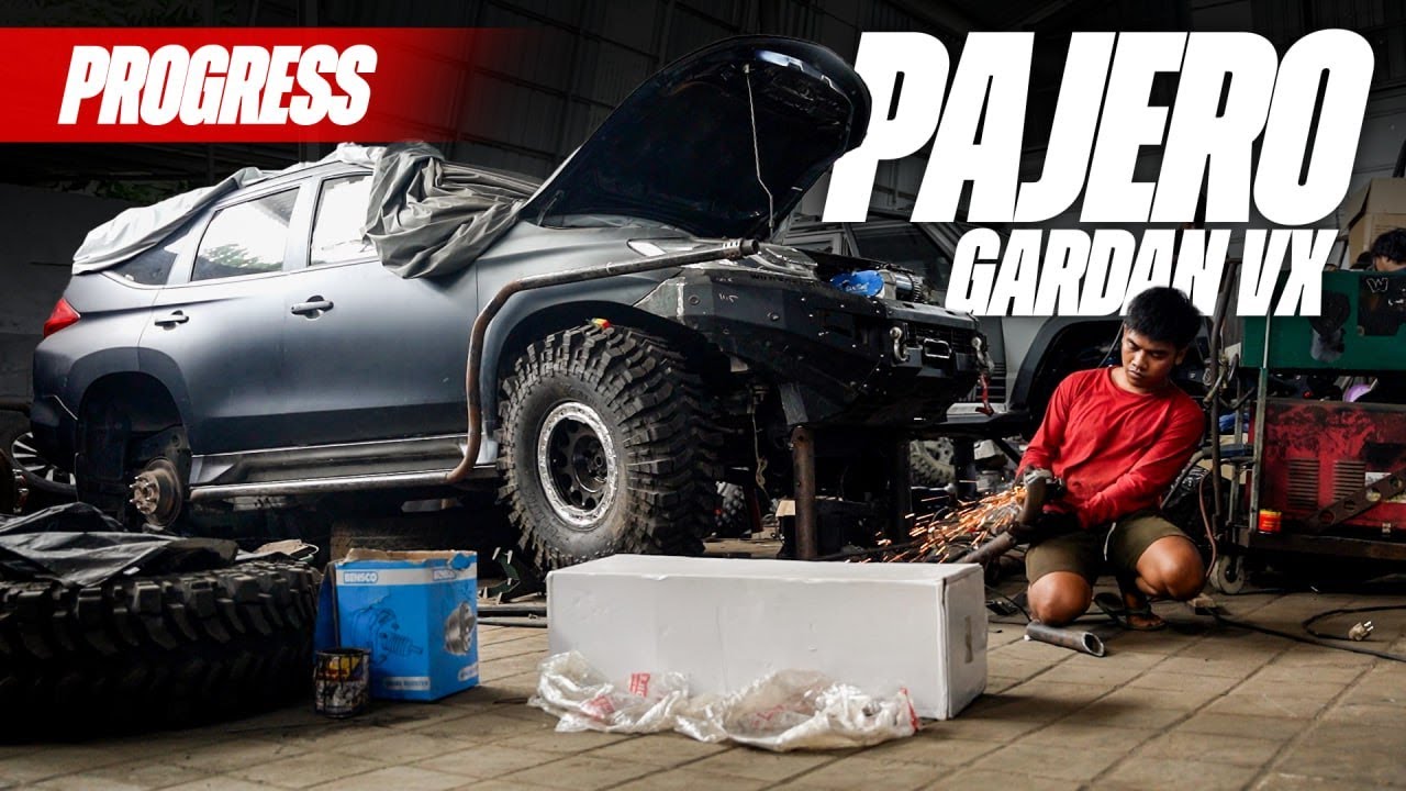PROGRES ALL NEW PAJERO SPORT OFFROAD EXPEDISI