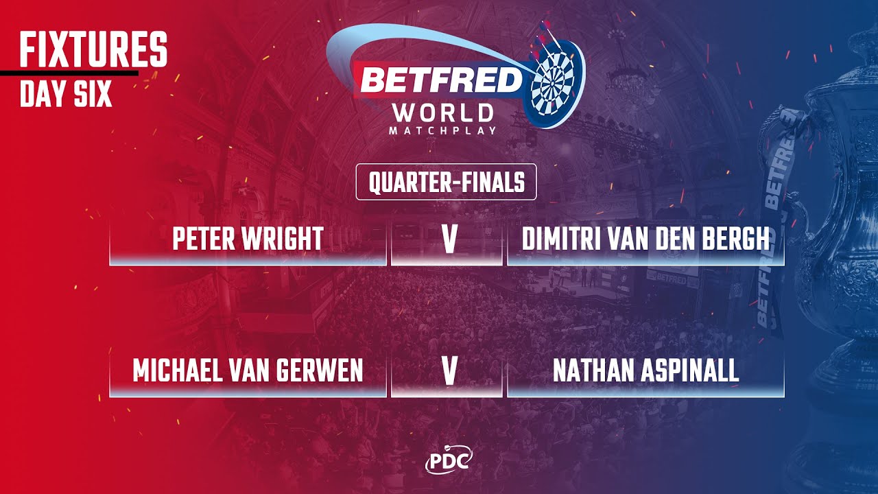 PDC World Matchplay 2022 Quarter-Final Michael van Gerwen v Nathan Aspinall 2022 07 21 HUN