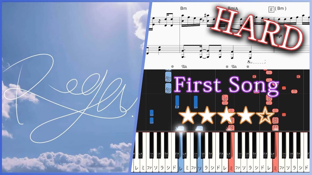 First Song - Roga. - Hard Piano Tutorial + Sheets【Piano Arrangement】