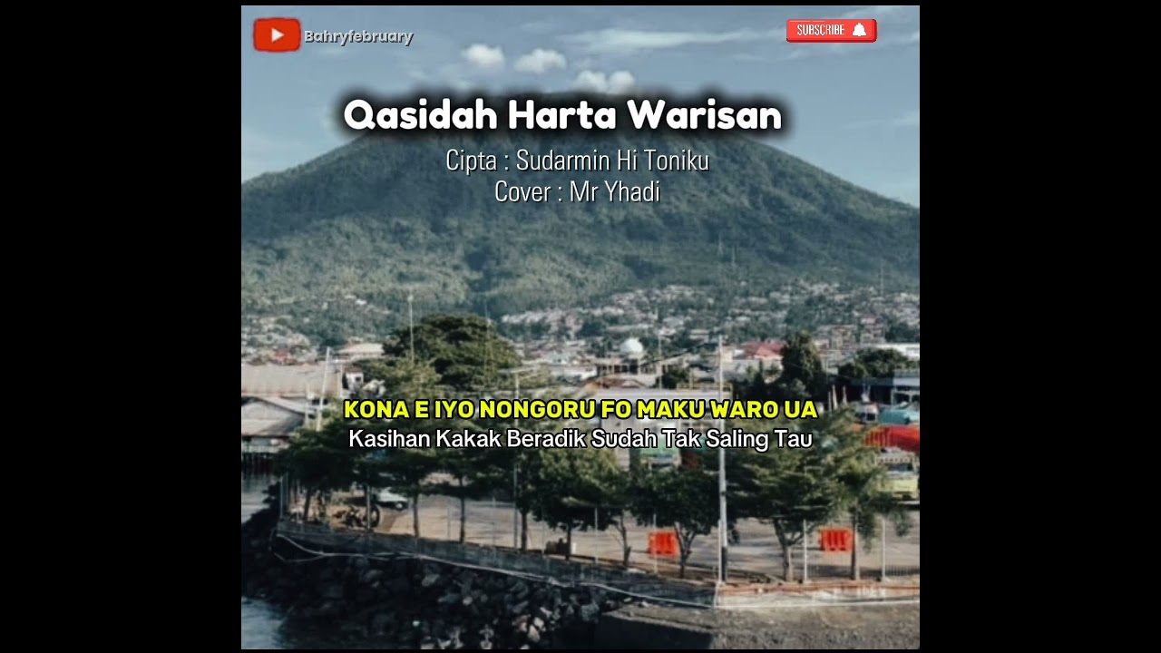 Qasidah Harta Warisan/ Cover Mr Yhadi (Lirik Dan Terjemahan)//Cipta : Sudarmin Hi Toniku