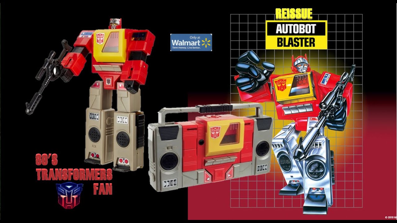 Обзор игрушки Transformers G1 BLASTER Walmart Reissue