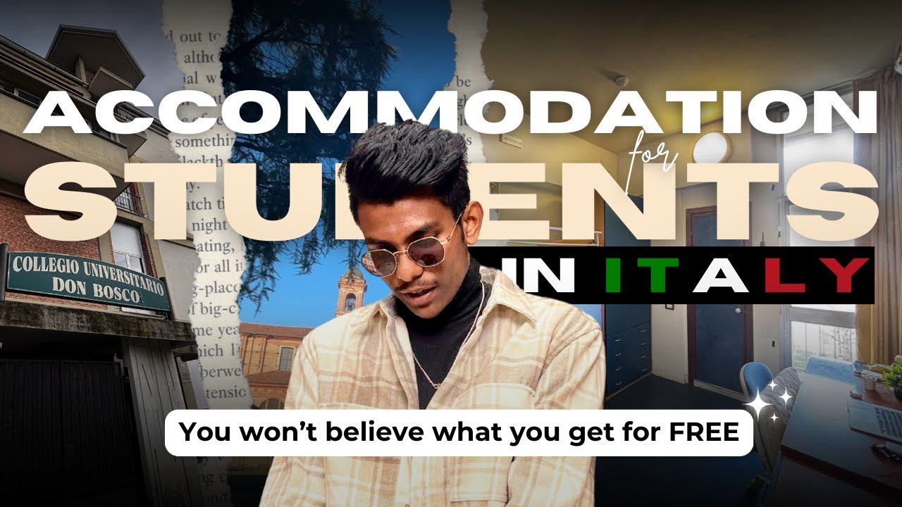 Italian Hostel Tour | What do you get in an Italian Hostel | FREE Student Accommodation in Italy 🇮🇹