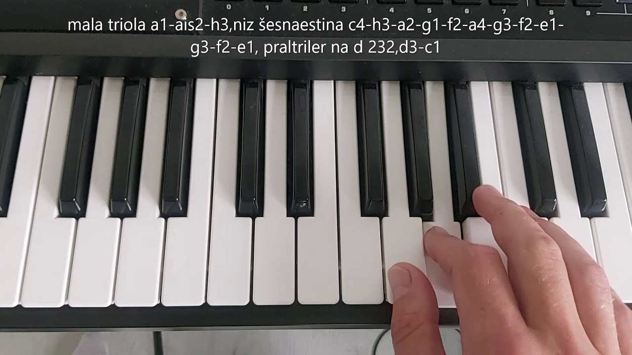 moravac kolo tutorial, sa svim trilerima i kodom, skola sviranja harmonika klavijatura