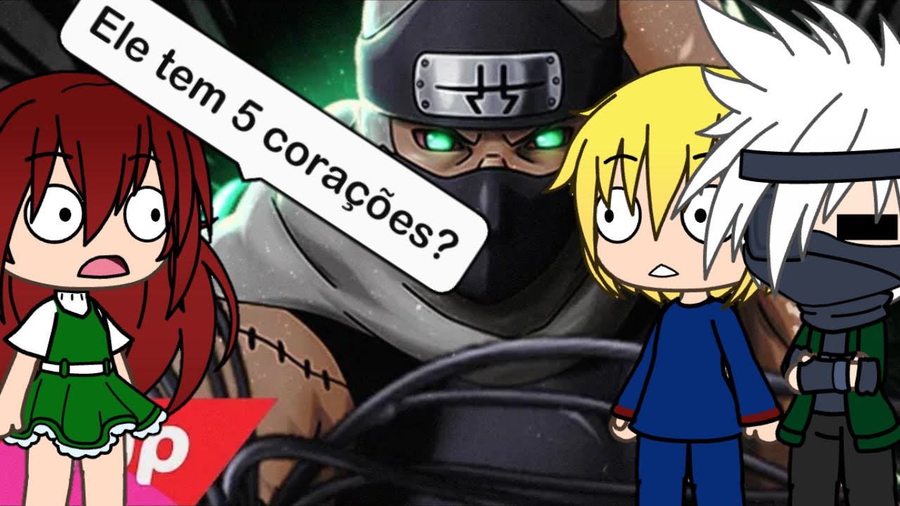 (REACT)MINATO KUSHINA E KAKASHI REAGINDO AO RAP DO KAKUZU - Achou que eu tinha morrido - (7MZ)Gacha.