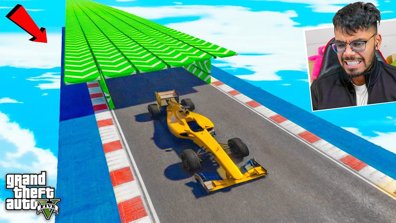 Fastest F1 Car Parkour 777.777% People Cannot Control This Car in GTA 5!