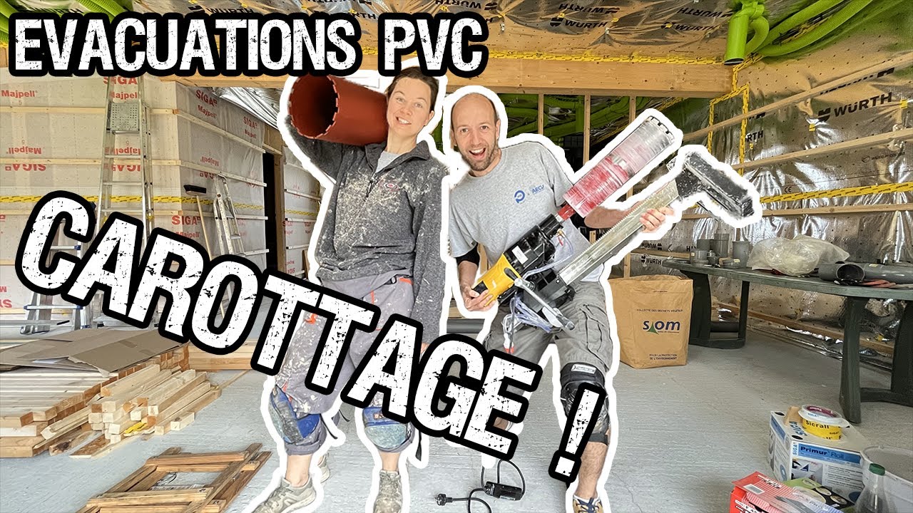 🥕🥕CAROTTAGE : ON PERCE LA DALLE BETON ! ⛏⛏
