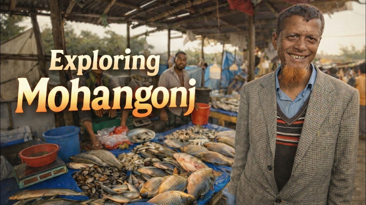 ভাটি বাংলার মানুষের আপ্যায়ন। Mohangonj. হাওরের মাছ /  বাজার।