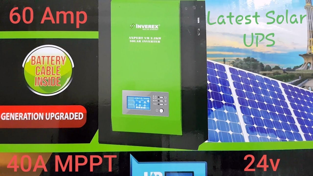 Inverex Axpert VM 2.2KW Solar Inverter | Unboxing | Solar Performance Test #inverex #ups #latest