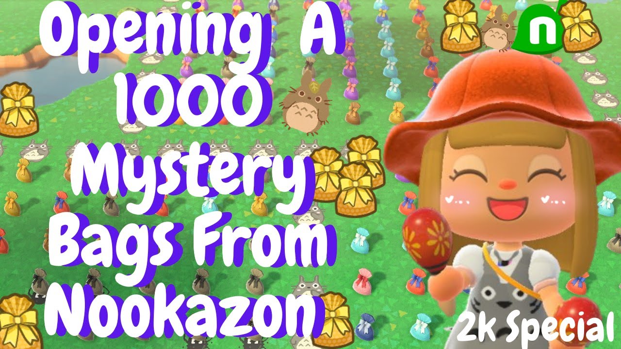 Opening A 1000 Mystery Bags From Nookazon | 2K Special | Part 1 | Animal Crossing New Horizons