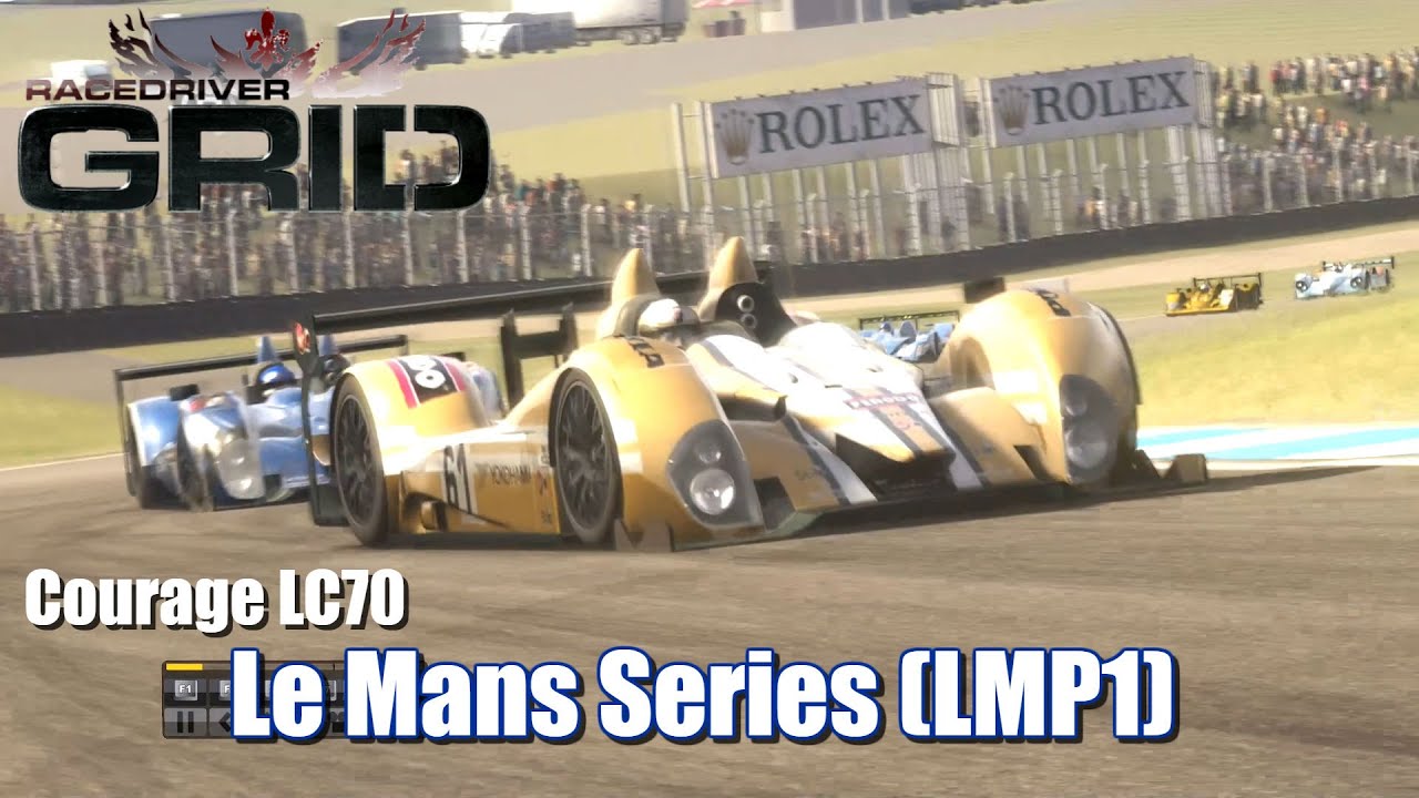 Retro Racing Games : Race Driver GRID (2007) Career - Endurance : Le Mans Series (LMP1)