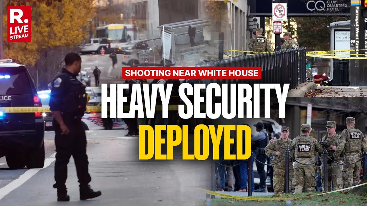 US News LIVE: Heavy Security Deployed After Shooting Near White House | National Guard