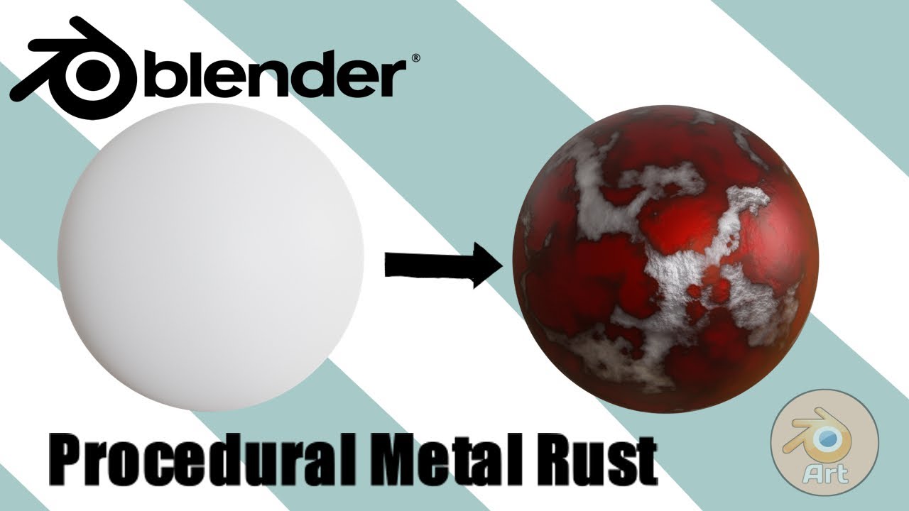Procedural metal rust texture/Blender tutorial