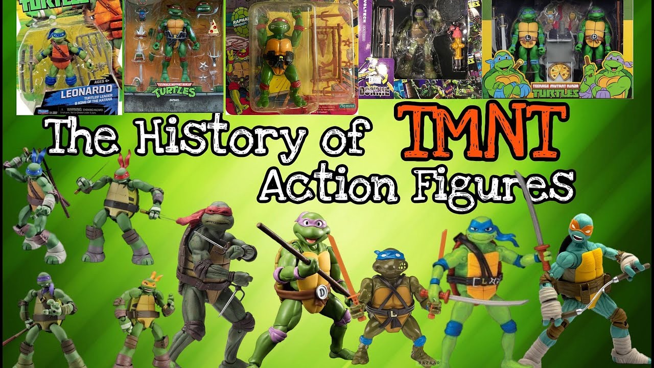 The History of TEENAGE MUTANT NINJA TURTLES Action Figures - History of Action Figures Ep. 4 #tmnt