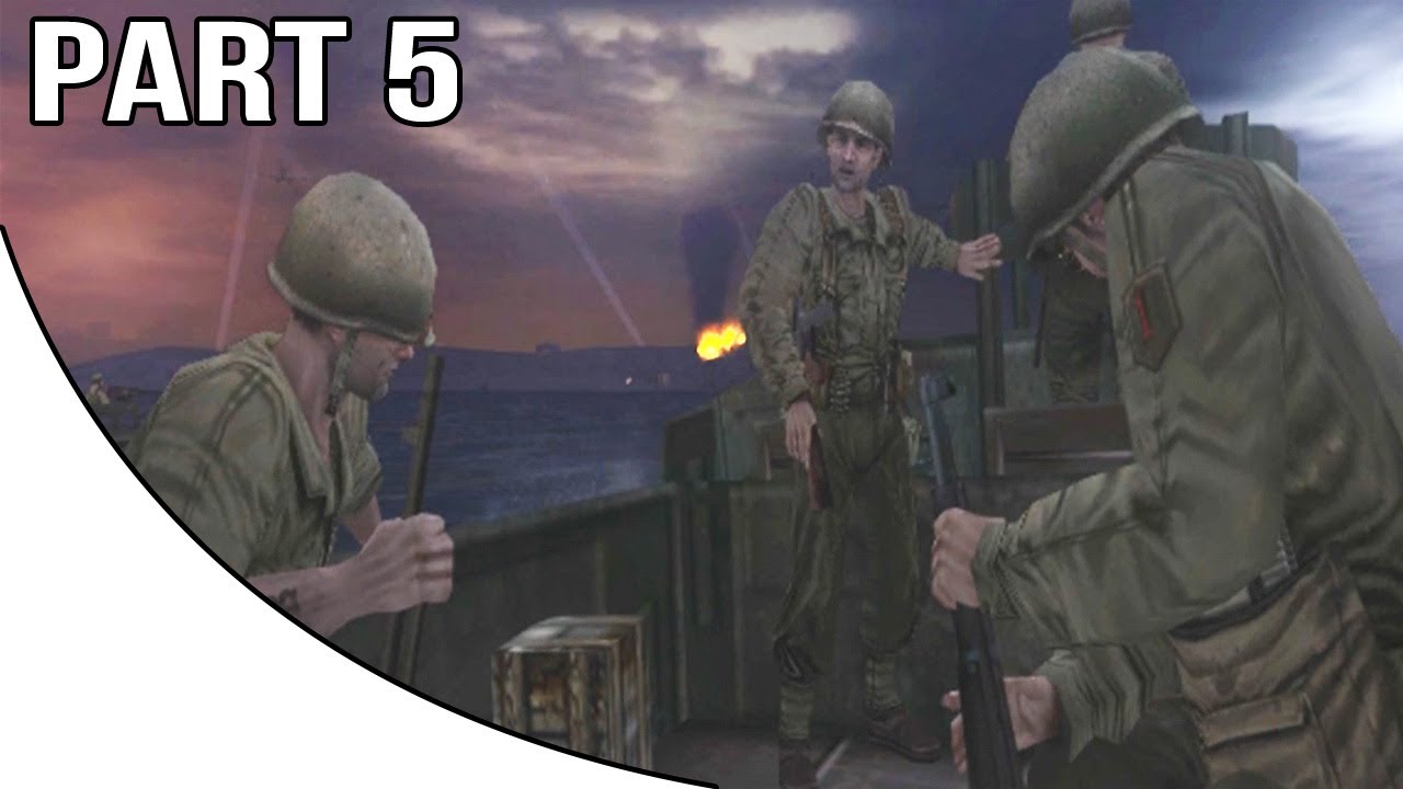 Call of Duty 2 Big Red One - Gameplay Walkthrough Part 5 - Operation Husky