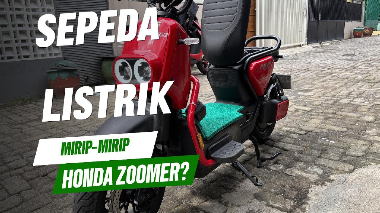 Sepeda Listrik Pacific Magenta.?? tiruan Honda Zoomer ev.!!!