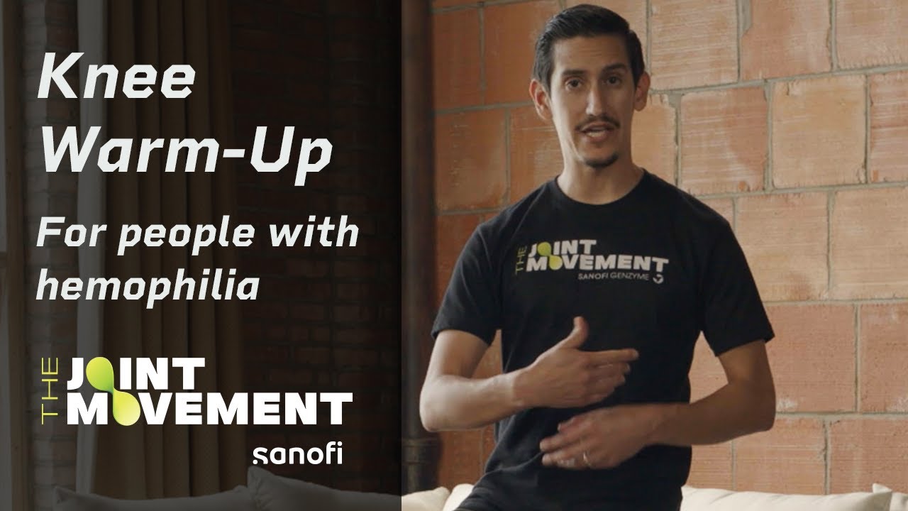 Knee Warm-Up for People with Hemophilia by a Physical Therapist
