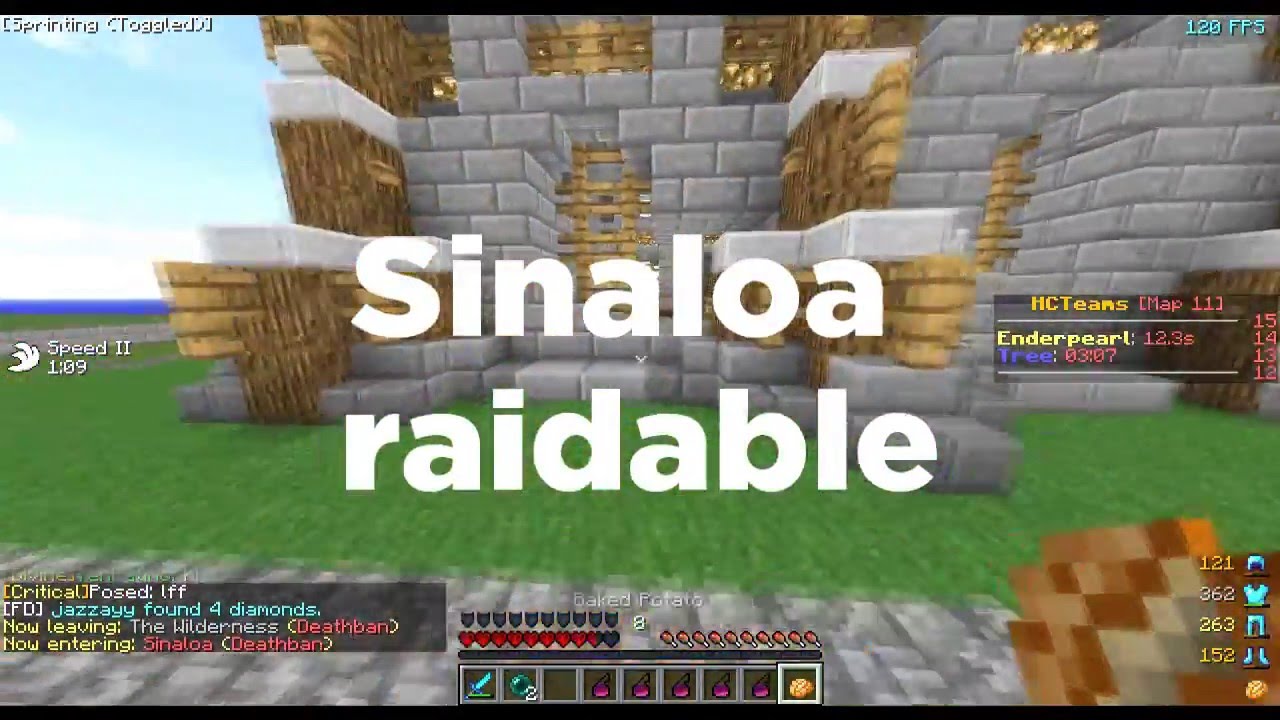 HCTEAMS #4: lolitsalex & Sinaloa raidable & End pvp!!