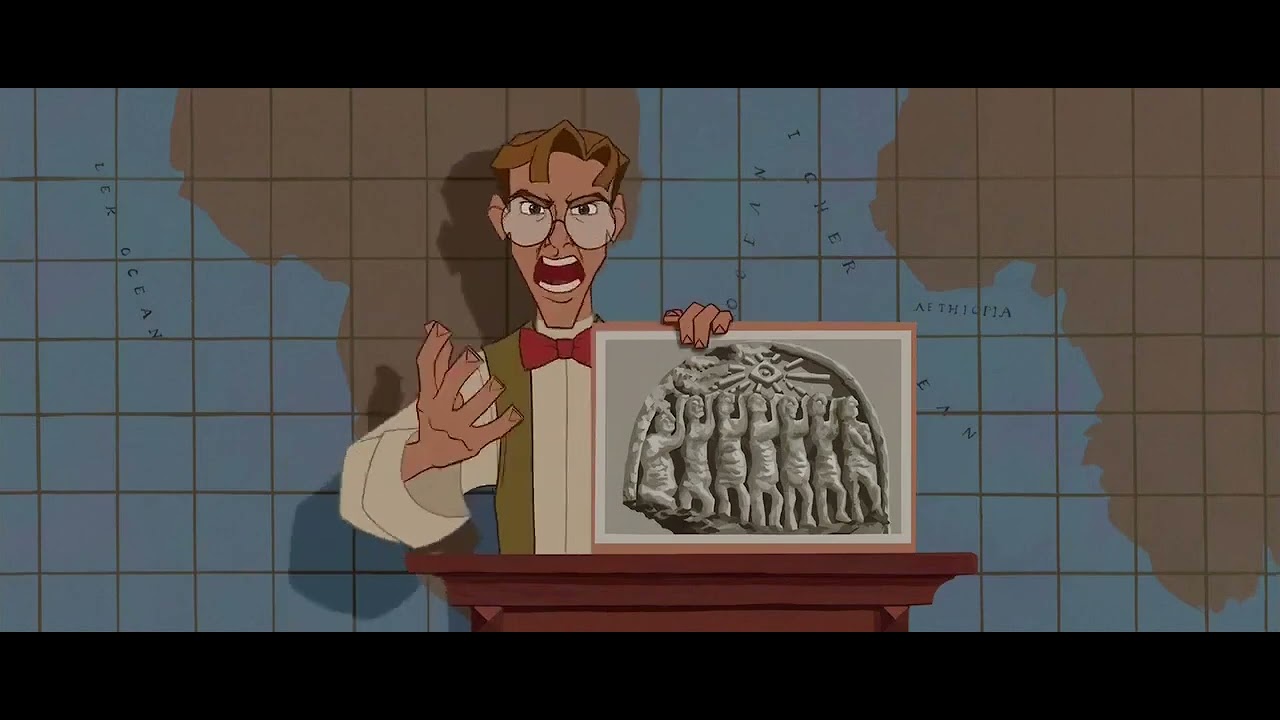 Milo Gives His Lecture - Atlantis The Lost Empire