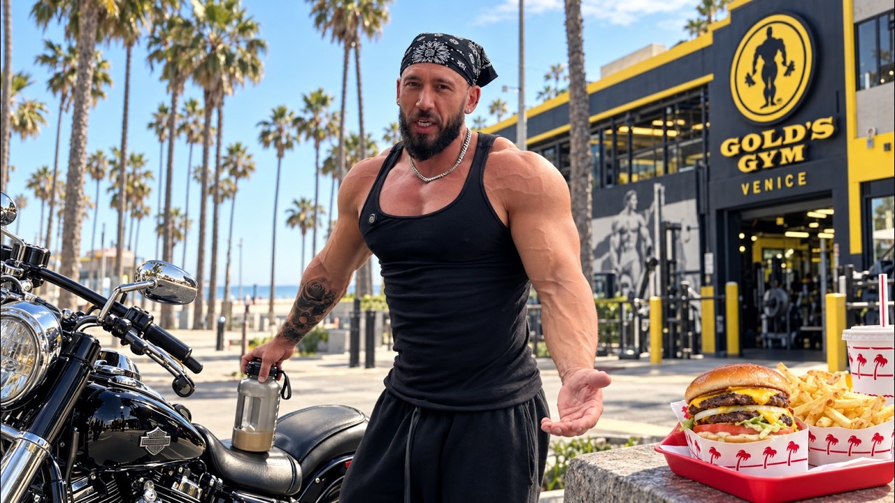 Push Day at Gold&rsquo;s Gym Venice | Harley & In-N-Out