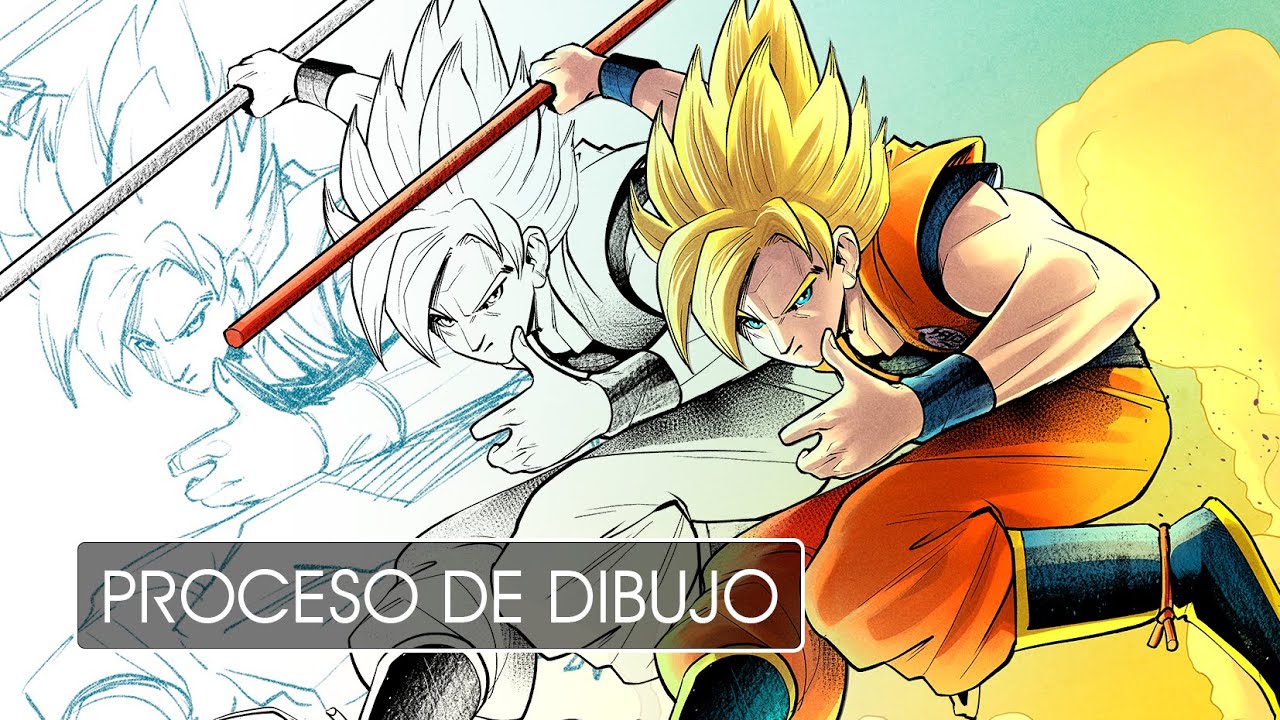 Narrativa / Storytelling | Goku - Timelapse Completo (SpeedPaint)