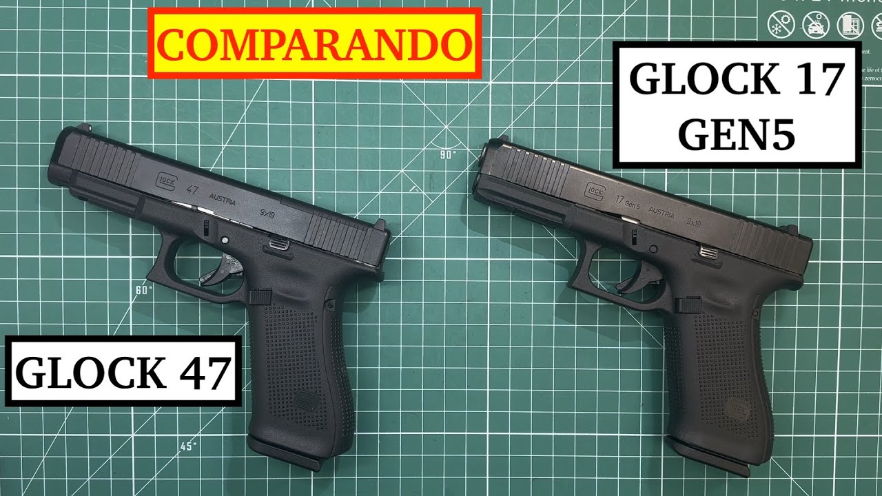 Diferencias entre la Glock 47 y la Glock 17 GEN5, video en Español