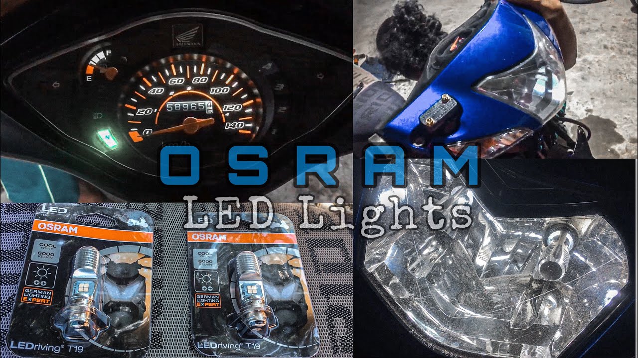 Installing Osram LED Headlight | Blue Cowling | Wave 100 Classic Vanz