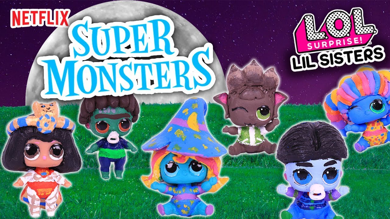 🧙‍♀️ SUPER MONSTRUOS 🧛‍♂️ PERSONAJES de la Serie NETFLIX en LIL SISTERS Transformaciones Fantásticas