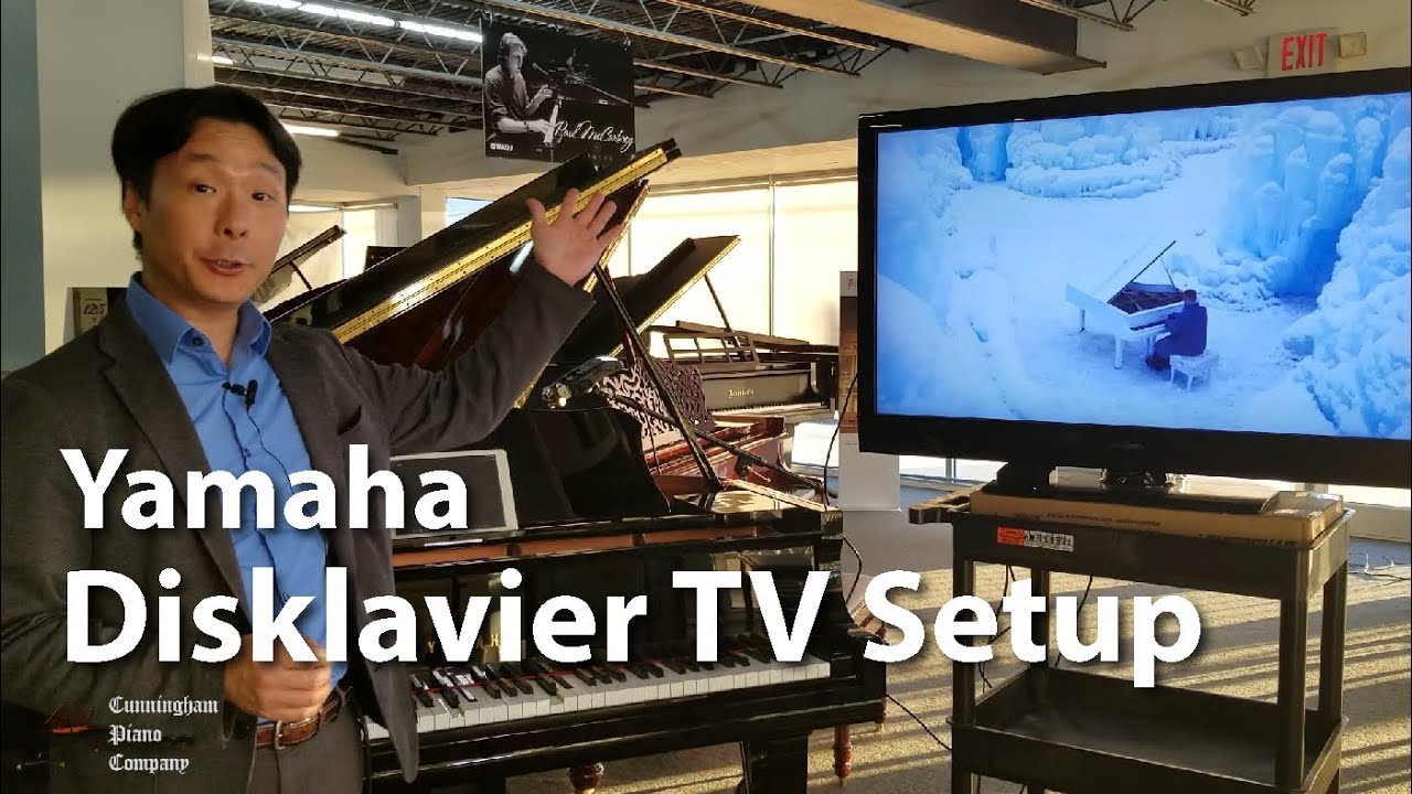 How to display Yamaha Disklavier TV on a separate TV | Cunningham Piano