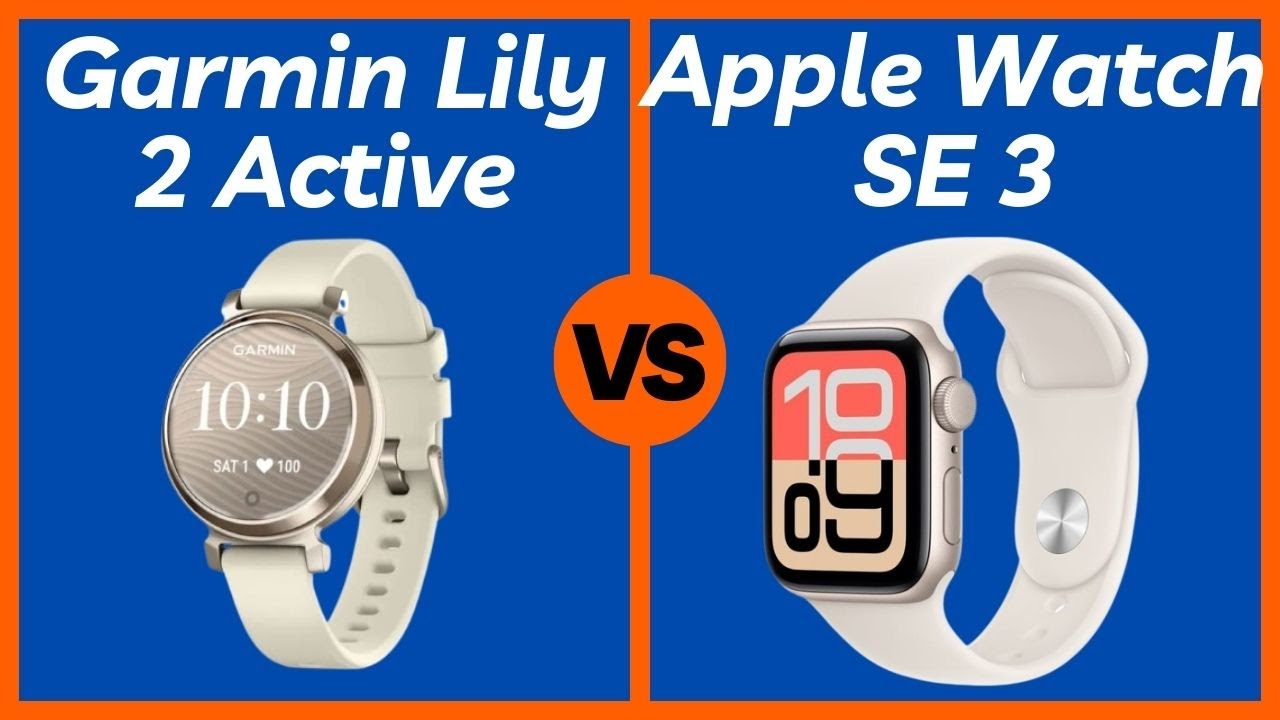 Garmin Lily 2 Active vs Apple Watch SE 3 - Which Smartwatch is Worth Your Money?