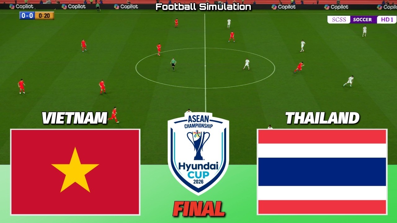 🔴 LIVE | Vietnam vs Thailand - Final - ASEAN Championship 2026 | PES 21 Simulation